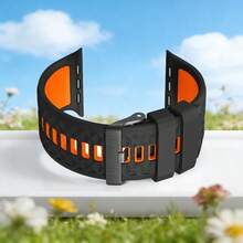 时尚双色设计运动表带，适用于 42mm、44mm、45mm、46mm 和 49mm 表盘。柔软舒适的硅胶表带，适用于 Series 11、10、9、Ultra、8、7、6、5、4、3、2、1 和 SE。男女皆宜。替换表带。节日礼物。 - 彩色 - 查看 17