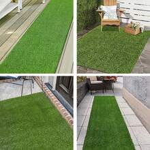 1pc 100x200cm High-Quality Artificial Grass Turf, Thick And Realistic Fake Grass Carpet, Outdoor Artificial Lawn, Artificial Grass Mat, Luxurious Feel, Lifelike Indoor/Outdoor Grass Pad, Premium Visual And Tactile Experience, Plastic Material, Suitable For Outdoor Garden, Patio, Balcony Decor, Beach Items And Swimming Games. [Multiple Sizes Available, Choose The Size You Need] - Multicolor - View 6