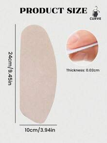 V-Shaped Elastic Fabric Thigh Patch, Invisible Sweat Barrier To Prevent Chafing, Leg Protection, Gentle Pressure Relief, Often Used For Thigh Patches - A - View 5