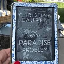 For Kindle Paperwhite (10th/11th/12th Gen) E-Reader Skin - Blue And White Floral Theme | Vinyl Sticker Wrap, Anti-Scratch (Decal Only, Not A Case) - View 4