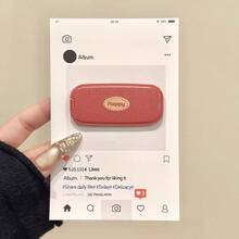 一套卡通星童格子手机壳，带镜面支架和可折叠隐形支架 - 彩色 - 查看 2