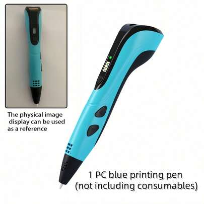 3D绘图笔，DIY绘画打印笔，3D涂鸦笔，Type-C USB接口，无需电池，适合DIY创意艺术涂鸦绘画3D笔套装，适合作为生日礼物、圣诞礼物、创意节日礼物