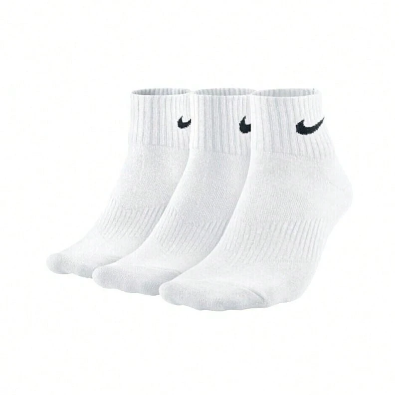 Nike Logo 纯色休闲舒适训练袜 男女通用 白色 SX7677-100 - SX7677-100 - 查看 1