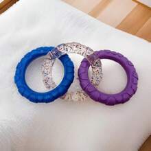 Đồ chơi cho chó cưng, đồ chơi gặm giúp làm sạch răng, đồ chơi kéo co ba vòng chất lượng cao cho chó tự chơi và gặm. - Trong sáng - Xem 7