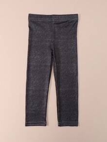 4 chiếc quần legging ôm sát dáng suông cho bé gái, quần dài đến mắt cá chân co giãn, thoải mái khi mặc hàng ngày, mùa xuân/hè. - Nhiều màu - Xem 4