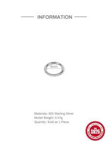 1 chiếc khuyên mũi bạc S925 cao cấp đính đá CZ, khuyên tai kẹp lỗ mũi lấp lánh, trang sức xỏ khuyên đa năng, phù hợp cho phụ nữ đeo hàng ngày và dự tiệc. - Bạc - Xem 3