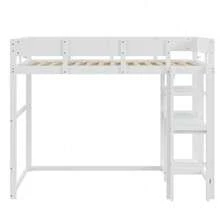 Kids Bed Frames, Headboards & Footboards - White + Wood + 90cm*200cm-1 - View 6