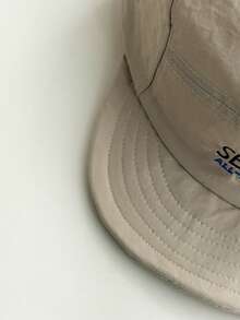 Soft-Top Hip-Hop Flat-Brimmed Hat For Women, Spring/Summer, Small Lettering, Fashionable, Versatile, Five-Panel Hat, Adjustable For Large Head Circumference, Simple, Flattering, Short-Brimmed Hat, Outdoor Skateboarding, Hip-Hop, Baseball Cap, Skater Hippie Chicks Style. - SEDAN Letter Quick-drying - View 9
