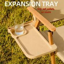Detachable Sofa Armrest Table, Portable Cup & Phone Holder, Multi-Functional Outdoor Camping Accessory - A - View 4