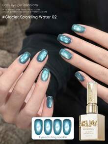 XEIJAYI 15ML Cat Eye Nail Polish Gel Soak Off Nail Magnetic Gel Polish Nail Art DlY For Salon At Home - 彩色 - 查看 28