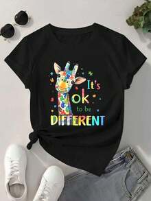 T-shirts pour femmes - Noir - Voir 2