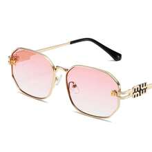 2026 BestsellerHigh Quality Rectangle  Fashion Brand Designer Vintage Glasses Metal Frame Eyewear Mujer - C1黑色 - 查看 11