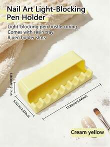 Giá đỡ bút che chắn đèn UV cho thợ làm móng, ngăn ngừa hiện tượng khô gel sơn do tia UV, giá đỡ bút vẽ móng di động, dụng cụ làm móng, giá trưng bày cọ khắc móng DIY, đồ dùng làm móng, dụng cụ cho thợ làm móng - Nhiều màu - Xem 6