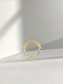 925 Sterling Silver Minimalist Screw-In Nose Stud, Unique And Versatile. A Delicate Jewelry Gift For Mothers, Sisters And Girlfriends, Also An Ideal Christmas Present - Single Nose Ring - View 3