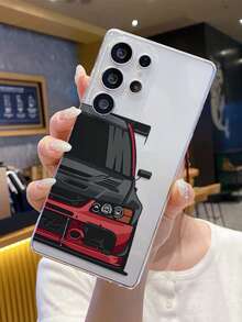 适用于三星 Galaxy S24/S25/S26 和 17 Pro Max/16/15/14 Pro Max 的 JDM 定制透明手机壳，柔软 TPU 边框保护套 - 彩色 - 查看 5