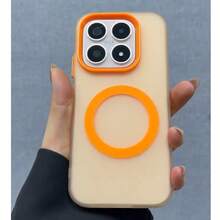 高品质通用磁吸无线充电手机壳，兼容苹果 17、荣耀、三星 Galaxy S26 和 S25+，以及 Pixel 9 Pro XL 和 Pixel 9。 - 橘色 - 查看 7