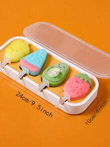 Silicone Ice Cream Mold, Homemade Ice Lolly, Ice Pop, Popsicle Mold, Kids Cheese Bar, Ice Cream Mold - Multicolor - View 4