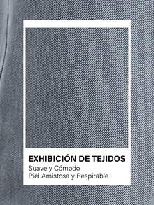 Logeqi® Jeans Vaqueros Lavados Versátil Baggy De Hombre - Azul - Ver 7
