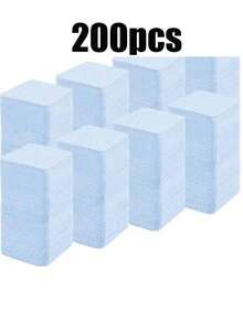 2000/1000/200 片装指甲清洁湿巾 - 专业无绒指甲油卸除棉片，UV凝胶清洁湿巾，无香型指甲准备和修整美甲艺术清洁工具（蓝色） - 藍色 - 查看 11