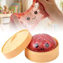 4 Pack Dumpling Squishies,Glitter Dumpling Squishy ,Anxiety Relief Fidget, Soft Squeeze Decompression Dough(4pcs Dumpling+Steamer Box4) - Nhiều màu - Xem 3