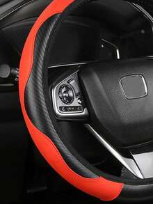 1 chiếc bọc vô lăng, bọc vô lăng thể thao bằng sợi carbon, co giãn. - Nhiều màu - Xem 5