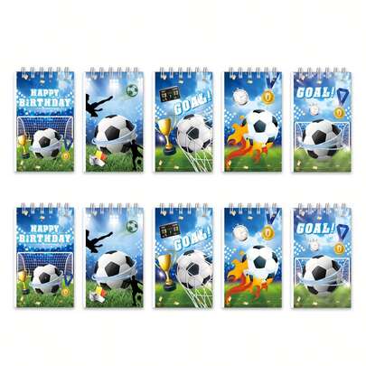 10 cuốn sổ tay lò xo chủ đề bóng đá màu xanh dương, sổ ghi nhớ World Cup dành cho học sinh, nhật ký cầm tay, sổ bài tập học sinh, quà tặng tiệc tùng, sổ ghi chú tiệc tùng, sổ kế toán, đồ dùng học tập, quà tặng ngày lễ, sổ ghi nhớ tiệc tùng cho học sinh, văn phòng phẩm tựu trường, sổ tay Giáng sinh