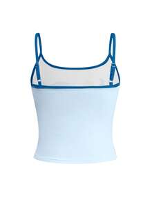 SHEIN | Care Bears Printed Camisole, Comfortable Cute Sweet Style, Essential Summer Item - Blue - View 4