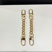 2pcs Bag Strap Extender - Elegant Replacement Chain, Metal Wallet Chain Extender Accessory, Longer Crossbody Bag Strap, Small Purse Chain Extension Accessory Festival Teacher Appreciation Gifts - Multicolor - View 7