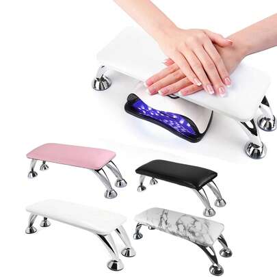 Giá đỡ tay lớn cho thợ làm móng, đệm tay bằng da microfiber cho thợ làm móng, gối kê tay cho thợ làm móng tay và móng chân, dụng cụ trang trí móng có thể tháo rời cho thợ làm móng.