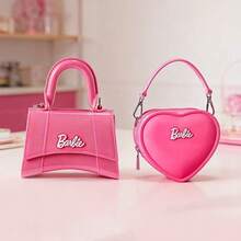 Miniso Series  & Heart Shape Jelly Bag, Adorable Princess Style,Durable Not Easy To Deform, Bag Charm For Daily Wear, Best Birthday & Festival Gift (1 PC) - Rose Red - View 1