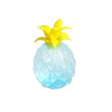 1 pieza Nuevo juguete apretable de piña con polvo dorado 2026, juguete antiestrés de frutas, regalo perfecto - Regalo interesante, regalo de cumpleaños, regalo festivo, regalo para niños - Multicolor - Ver 8