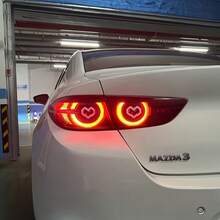 Cute Pink Car Tail Light Sticker, Universal Tail/Front Light Decal, Auto Lighting Accessories - Heart Shape - View 7