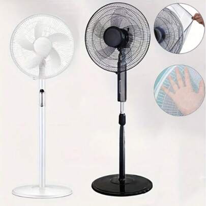 Bộ 2 vỏ bọc chống bụi cho quạt điện gia dụng (thiết kế dây chun): Vỏ bọc chống bụi có thể giặt được, có lưới bảo vệ an toàn để tránh kẹp ngón tay; phù hợp với quạt gia dụng có đường kính từ 15,75 đến 19,69 inch. Bảo vệ ngón tay hiệu quả và giúp cải thiện chất lượng không khí trong nhà - lý tưởng để sử dụng trong cả môi trường gia đình và văn phòng.