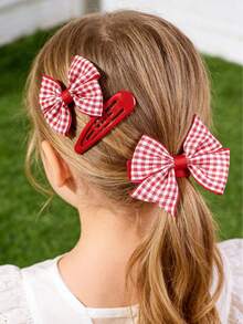 20件/套，包含配套的蝴蝶结发夹、发圈、发带、发圈、BB夹，适合日常佩戴 - 彩色 - 查看 3