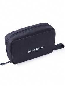 Sac de toilette de voyage à suspendre, grande capacité, séparation humide et sèche, sac à maquillage, portable, pliable, crochet, sac de rangement de toilette, voyage, rangement des soins de la peau, maille, multi-compartiments, organisateur de voyage, rangement des articles de toilette d'hôtel, organisateur de set de toilette - Multicolore - Voir 10