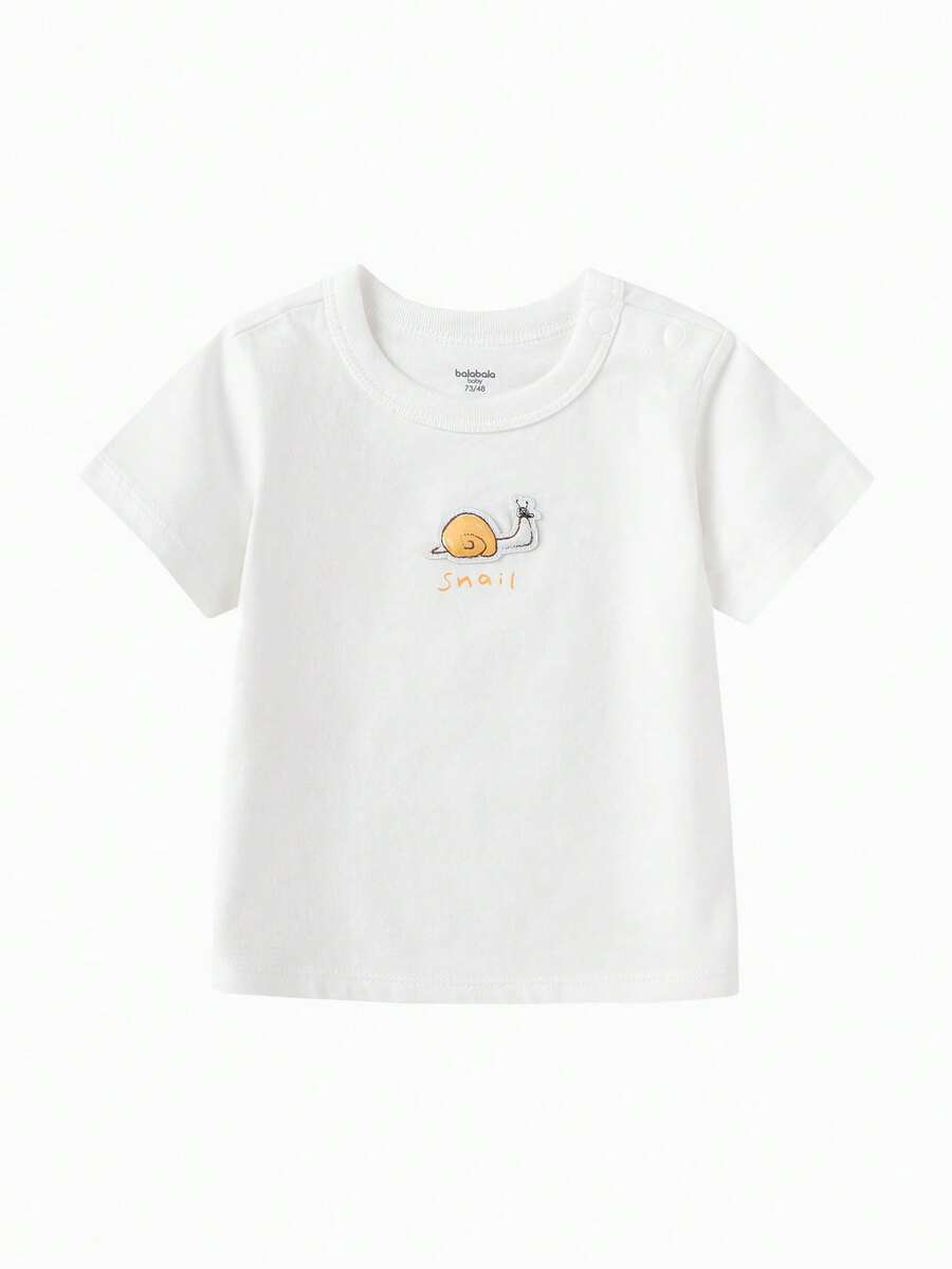 Balabala Camiseta para bebé suave, transpirable y ligera, top de verano con estilo y lindo 2026 - benbai - Ver 1