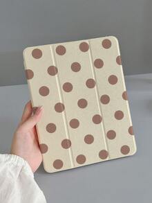 1个极简波点TPU保护壳，兼容iPad 7/8/9、Air 5/4/3（第九代）、10.2英寸、Pro 11英寸（A16 2025）（第十代），带支架 - 彩色 - 查看 1