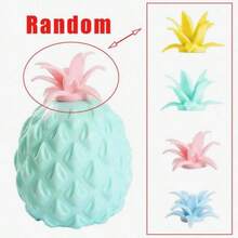 Random Color Mini Pineapple Squeeze Balls, Mini Fruit Soft Fidget Toys For Adults To Relieve Stress And Focus, Squeeze And Stretch, Soft Fidget Toys, Cute Small Items, Nee Doh, Cheese Soft Fidget, Dumpling Soft Fidget - Multicolor - View 10