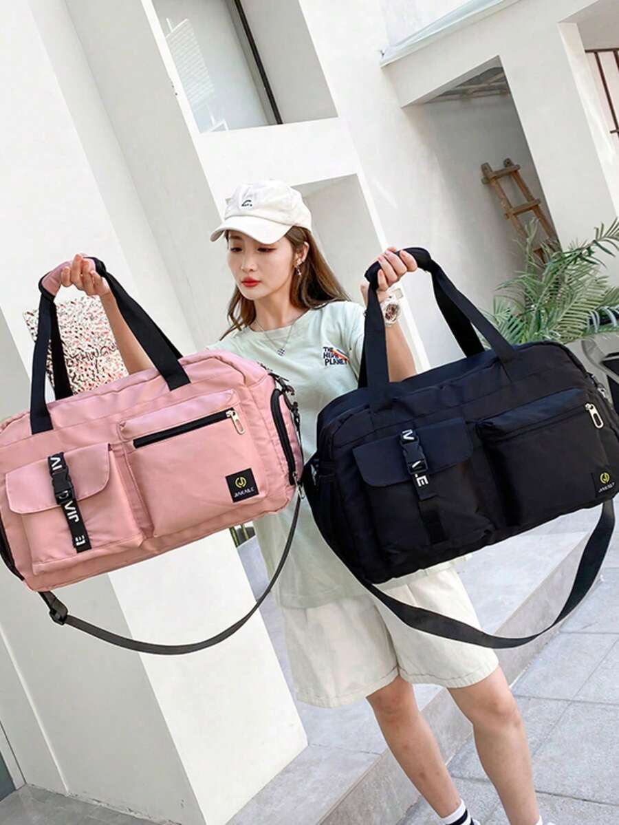 带干湿分离口袋的旅行包，带鞋仓的旅行包，商务旅行、健身、户外活动、学习用品、学生用品、度假用品、带鞋袋的过夜包