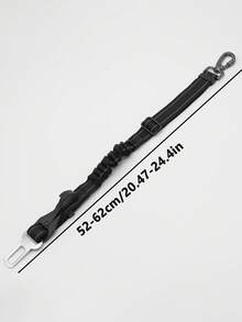 Dog Car Leash, Elastic Traction Rope For Large Dogs, Anti-Pulling Pet Seat Belt - Black - View 3