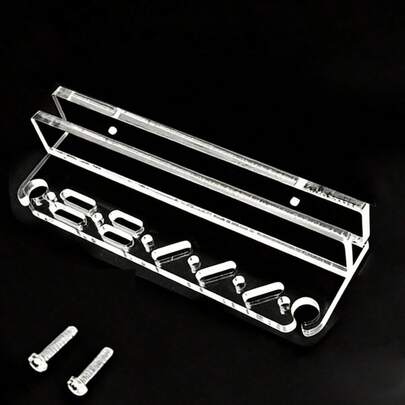 1 Giá đựng dụng cụ chăm sóc cây thủy sinh bằng acrylic cho bể cá, giá để nhíp, dao cạo, kéo.