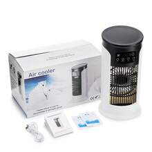 Hailicare Summer Portable Spray Cooling Fan 6 Wind Speeds 6 Speed Timer 7-Color Light Personal Air Cooler Humidifier 2 Ice Packs 300ml Water Tank USB Powered For Home Office - Desk Fan - View 11