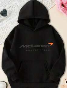 T Race Car Race Team Hoodie  Cotton Hoodie For Men - 黑色 - 查看 5