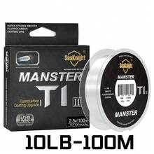 SeaKnight T1 II Fluorocarbon Coated Fishing Line, 100m/50m, Fluorocarbon Coating For Strength And Durability, Excellent For Casting And Hooking - White - View 18