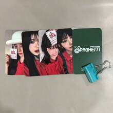 1张女团小卡，粉丝收藏卡，双面印刷，光面覆膜 - 彩色 - 查看 4