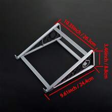 Giá đỡ laptop di động, có hệ thống làm mát bằng gió, chắc chắn và có thể tháo rời. - Xem 5