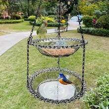 2pcs Outdoor Hanging Bird Feeder, Bird Bath Bowl, Garden Decor, Yard Farm, Hummingbird - Bird Feeder - View 6