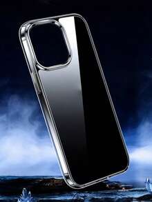 透明极简手机壳，防滑防震轻薄，超薄透明16英寸手机壳，兼容苹果17/17Pro/17ProMax/16/16Pro/16ProMax/15/15Pro/15ProMax/14/13/12/11，带防震边框，防水，防摔，防刮花 - 無色 - 查看 2