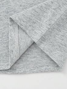 Balabala Áo thun trẻ em mềm mại, thoáng khí, nhẹ, thời trang, dễ thương, thích hợp mặc mùa hè 2026 - Màu xám nhạt - Xem 6