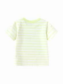 Balabala Áo thun trẻ em mềm mại, thoáng khí, nhẹ, thời trang, dễ thương, thích hợp mặc mùa hè 2026 - tông màu vàng trắng - Xem 2